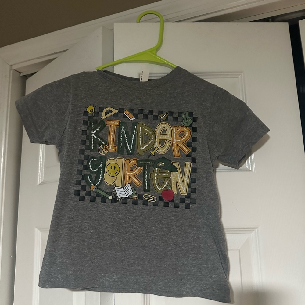 Gray Kids Kindergarten T-Shirt